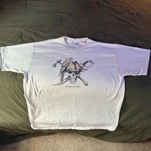 VINTAGE 90s GILDAN ULTRA COTTON T SHIRT, Corpus christi Graffic